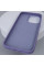 Шкіряний чохол Bonbon Leather Metal Style with MagSafe для Apple iPhone 11 (6.1) - Сірий / Lavender