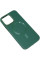 Кожаный чехол Bonbon Leather Metal Style with MagSafe для Apple iPhone 12 Pro / 12 (6.1) - Зеленый / Pine green - фото