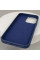 Кожаный чехол Bonbon Leather Metal Style with MagSafe для Apple iPhone 12 Pro Max (6.7) - Синий / Navy blue - фото