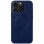 Кожаный чехол Bonbon Leather Metal Style with MagSafe для Apple iPhone 14 Pro (6.1) - Синий / Navy blue