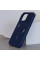 Шкіряний чохол Bonbon Leather Metal Style with MagSafe для Apple iPhone 15 (6.1) - Синій / Navy blue - фото