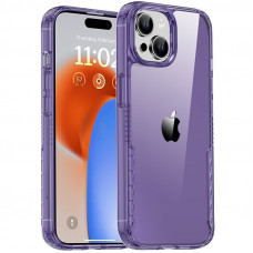 Чехол TPU+PC Multi-Color для Apple iPhone 13 (6.1) - Purple