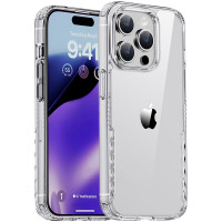 Чохол TPU+PC Multi-Color для Apple iPhone 15 Pro (6.1) - Clear