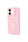 Чохол TPU Galaxy Sparkle (MagFit) для Apple iPhone 11 (6.1) - Pink+Glitter - фото