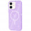 Чохол TPU Galaxy Sparkle (MagFit) для Apple iPhone 11 (6.1) - Purple+Glitter