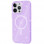 Чохол TPU Galaxy Sparkle (MagFit) для Apple iPhone 12 Pro / 12 (6.1) - Purple+Glitter