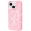 Чехол TPU Galaxy Sparkle (MagFit) для Apple iPhone 13 / 14 (6.1) - Pink+Glitter