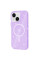 Чохол TPU Galaxy Sparkle (MagFit) для Apple iPhone 13 / 14 (6.1) - Purple+Glitter - фото