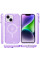 Чохол TPU Galaxy Sparkle (MagFit) для Apple iPhone 13 / 14 (6.1) - Purple+Glitter - фото