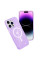 Чехол TPU Galaxy Sparkle (MagFit) для Apple iPhone 14 Pro (6.1) - Purple+Glitter - фото