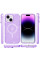 Чехол TPU Galaxy Sparkle (MagFit) для Apple iPhone 15 (6.1) - Purple+Glitter - фото