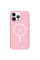 Чехол TPU Galaxy Sparkle (MagFit) для Apple iPhone 15 Pro (6.1) - Pink+Glitter - фото