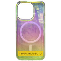 Чохол TPU Galaxy Sparkle (MagFit) для Apple iPhone 16e (6.1) - Chroma+Glitter