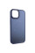 Чехол TPU+Glass Sapphire Midnight Open Camera with MagSafe для Apple iPhone 15 (6.1) - Синий / Deep navy - фото