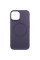 Чехол TPU+Glass Sapphire Midnight Open Camera with MagSafe для Apple iPhone 15 (6.1) - Фиолетовый / Deep Purple - фото