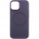 Чохол TPU+Glass Sapphire Midnight Open Camera with MagSafe для Apple iPhone 15 (6.1) - Фіолетовий / Deep Purple