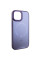 Чехол TPU+Glass Sapphire Midnight Open Camera with MagSafe для Apple iPhone 15 (6.1) - Фиолетовый / Deep Purple - фото