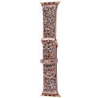 Ремінець Bling World Rock Diamond для Apple Watch 38/40/41/42mm(ser.10) - Рожевий