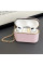 Кожаный футляр Suitcase для наушников AirPods 3 - Pink - фото