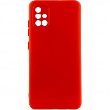 Чехол Silicone Cover Lakshmi Full Camera (A) для Samsung Galaxy A51 - Красный / Red