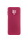 Чехол Silicone Cover Lakshmi Full Camera (A) для Xiaomi Redmi Note 9s / Note 9 Pro / Note 9 Pro Max - Бордовый / Marsala