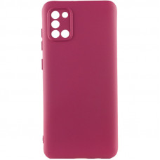 Чехол Silicone Cover Lakshmi Full Camera (A) для Samsung Galaxy A31 - Бордовый / Marsala