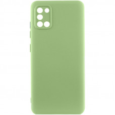 Чохол Silicone Cover Lakshmi Full Camera (A) для Samsung Galaxy A31 - Зелений / Pistachio