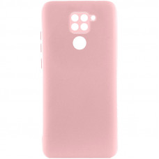 Чохол Silicone Cover Lakshmi Full Camera (A) для Xiaomi Redmi Note 9 / Redmi 10X - Рожевий / Pink