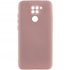 Чохол Silicone Cover Lakshmi Full Camera (A) для Xiaomi Redmi Note 9 / Redmi 10X - Рожевий / Pink Sand