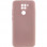 Чехол Silicone Cover Lakshmi Full Camera (A) для Xiaomi Redmi Note 9 / Redmi 10X - Розовый / Pink Sand