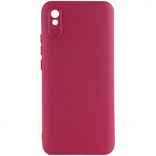 Чохол Silicone Cover Lakshmi Full Camera (A) для Xiaomi Redmi 9A - Бордовий / Marsala