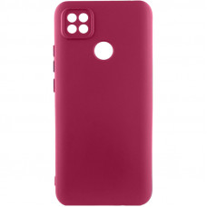 Чехол Silicone Cover Lakshmi Full Camera (A) для Xiaomi Redmi 9C - Бордовый / Marsala