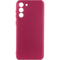 Чохол Silicone Cover Lakshmi Full Camera (A) для Samsung Galaxy S21 FE - Бордовий / Marsala