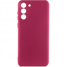 Чохол Silicone Cover Lakshmi Full Camera (A) для Samsung Galaxy S21 FE - Бордовий / Marsala