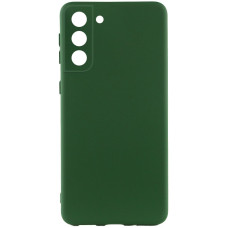 Чохол Silicone Cover Lakshmi Full Camera (A) для Samsung Galaxy S21 FE - Зелений / Dark green