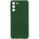 Чохол Silicone Cover Lakshmi Full Camera (A) для Samsung Galaxy S21 FE - Зелений / Dark green