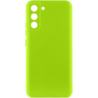 Чохол Silicone Cover Lakshmi Full Camera (A) для Samsung Galaxy S21 FE - Салатовий / Neon Green