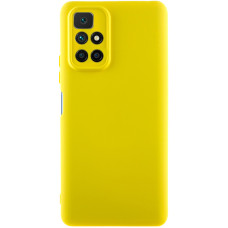 Чохол Silicone Cover Lakshmi Full Camera (A) для Xiaomi Redmi 10 - Жовтий / Flash