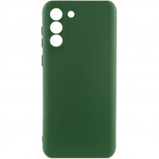 Чохол Silicone Cover Lakshmi Full Camera (A) для Samsung Galaxy S22 - Зелений / Dark green