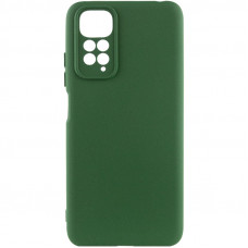 Чохол Silicone Cover Lakshmi Full Camera (A) для Xiaomi Redmi Note 11 (Global) / Note 11S - Зелений / Dark green