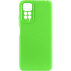 Чохол Silicone Cover Lakshmi Full Camera (A) для Xiaomi Redmi Note 11 (Global) / Note 11S - Салатовий / Neon Green