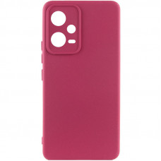 Чехол Silicone Cover Lakshmi Full Camera (A) для Xiaomi Poco X5 5G / Redmi Note 12 5G - Бордовый / Marsala