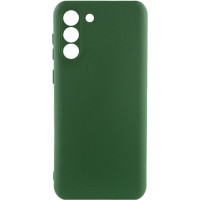 Чехол Silicone Cover Lakshmi Full Camera (A) для Samsung Galaxy S24+ - Зеленый / Dark green