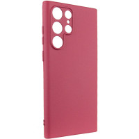 Чохол Silicone Cover Lakshmi Full Camera (A) для Samsung Galaxy S24 Ultra - Бордовий / Marsala