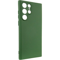 Чохол Silicone Cover Lakshmi Full Camera (A) для Samsung Galaxy S24 Ultra - Зелений / Dark green