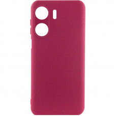 Чохол Silicone Cover Lakshmi Full Camera (A) для Xiaomi Redmi 13C / Poco C65 - Бордовий / Marsala