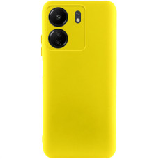 Чехол Silicone Cover Lakshmi Full Camera (A) для Xiaomi Redmi 13C / Poco C65 - Желтый / Flash