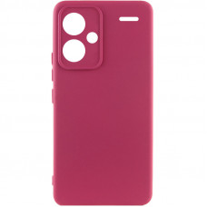 Чехол Silicone Cover Lakshmi Full Camera (A) для Xiaomi Redmi Note 13 Pro+ - Бордовый / Marsala