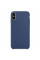 Чехол Silicone Case without Logo (AA) для Apple iPhone XS Max (6.5) - Синий /  Blue Cobalt - фото