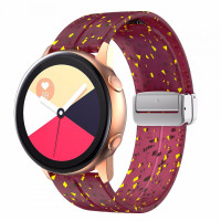 Силіконовий ремінець Splash для Smart Watch 20mm - Plum